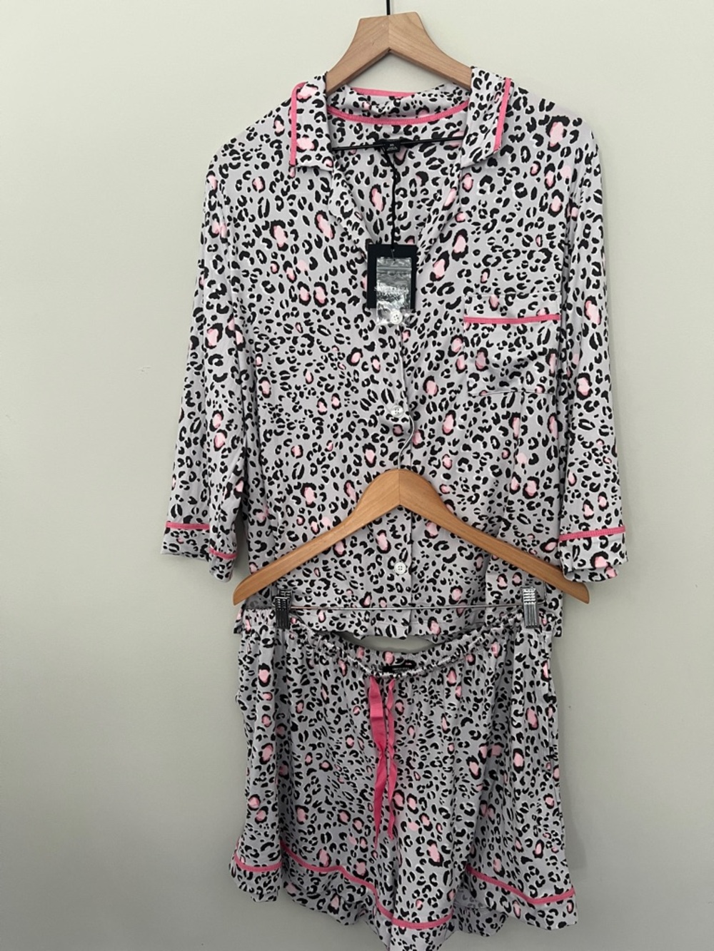 NWT Vera Wang Pajama Top Short Set XL